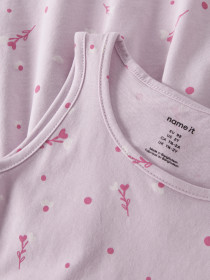 NAME IT Tank Kjole Vilinse Lavender Fog